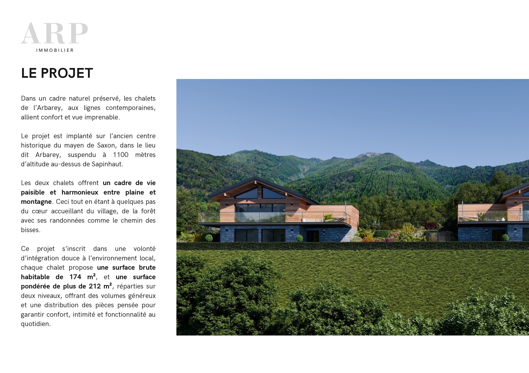 Chalet de l'Arbarey - Façade extérieure