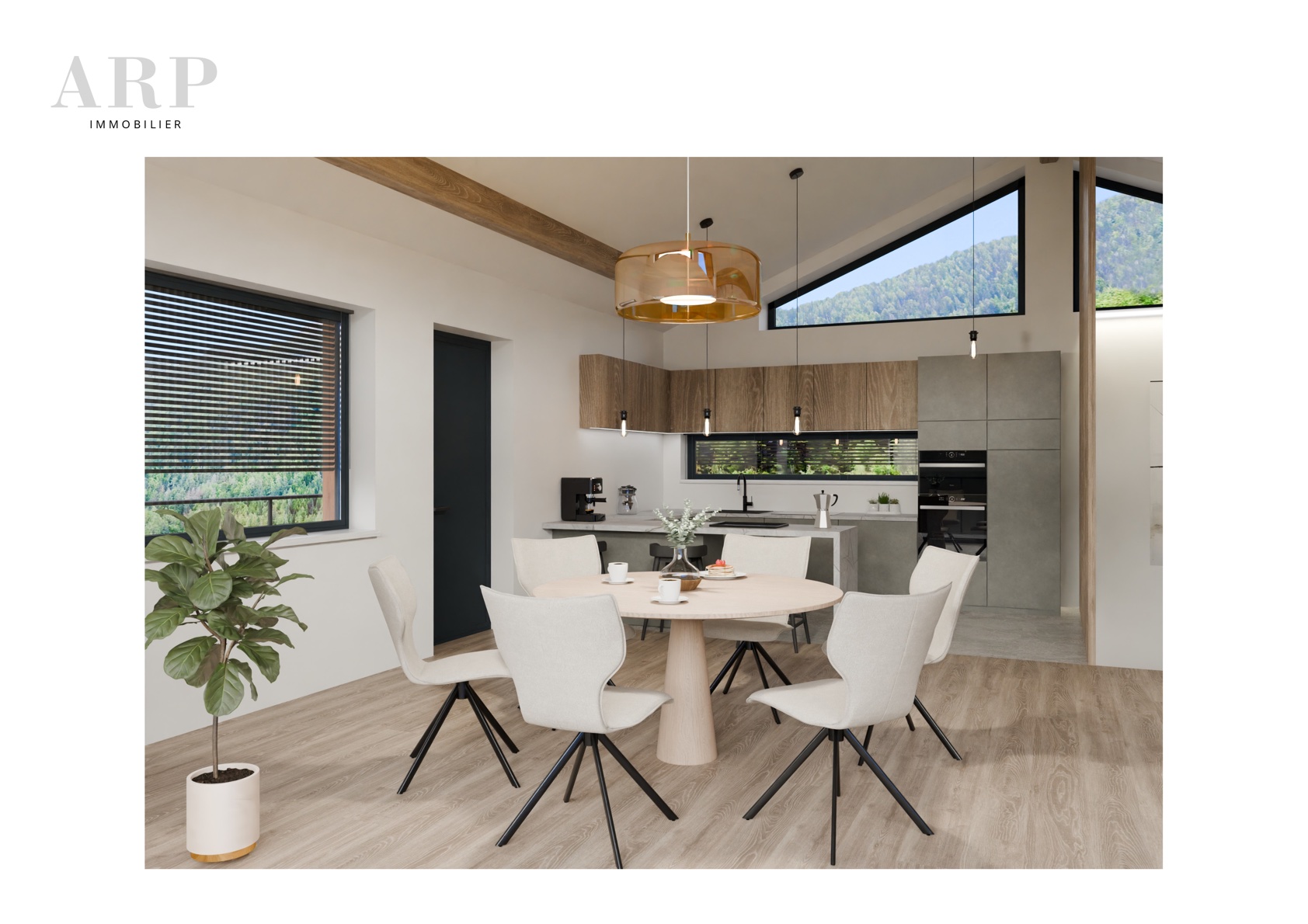 Espace repas scandinave
